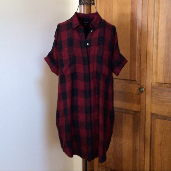 MADEWELL courier shirtdress, XS - Picture 2 of 9